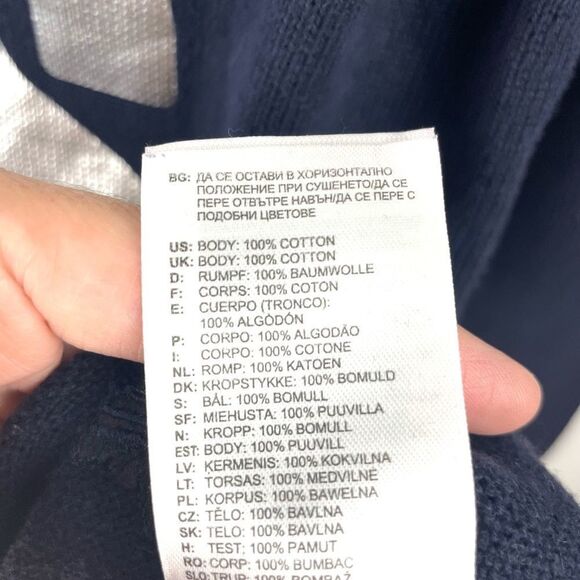 Adidas Originals Navy Sweater w/ Silver “Originals” Print Size Small - Picture 12 of 12